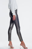 Silver Trousers With Snake Print