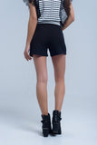 Black Short With Side Detail