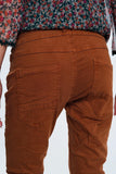 Drop Crotch Skinny Jean in Orange