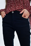 Drop Crotch Skinny Jean in Navy