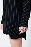 Black Stripe Long Shirt