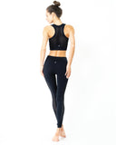 SALE! 50% OFF! Milano Seamless Sports Bra - Black [MADE IN ITALY]