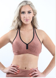 SALE! 50% OFF! Roma Activewear Sports Bra - Copper [MADE IN ITALY] - Size Small