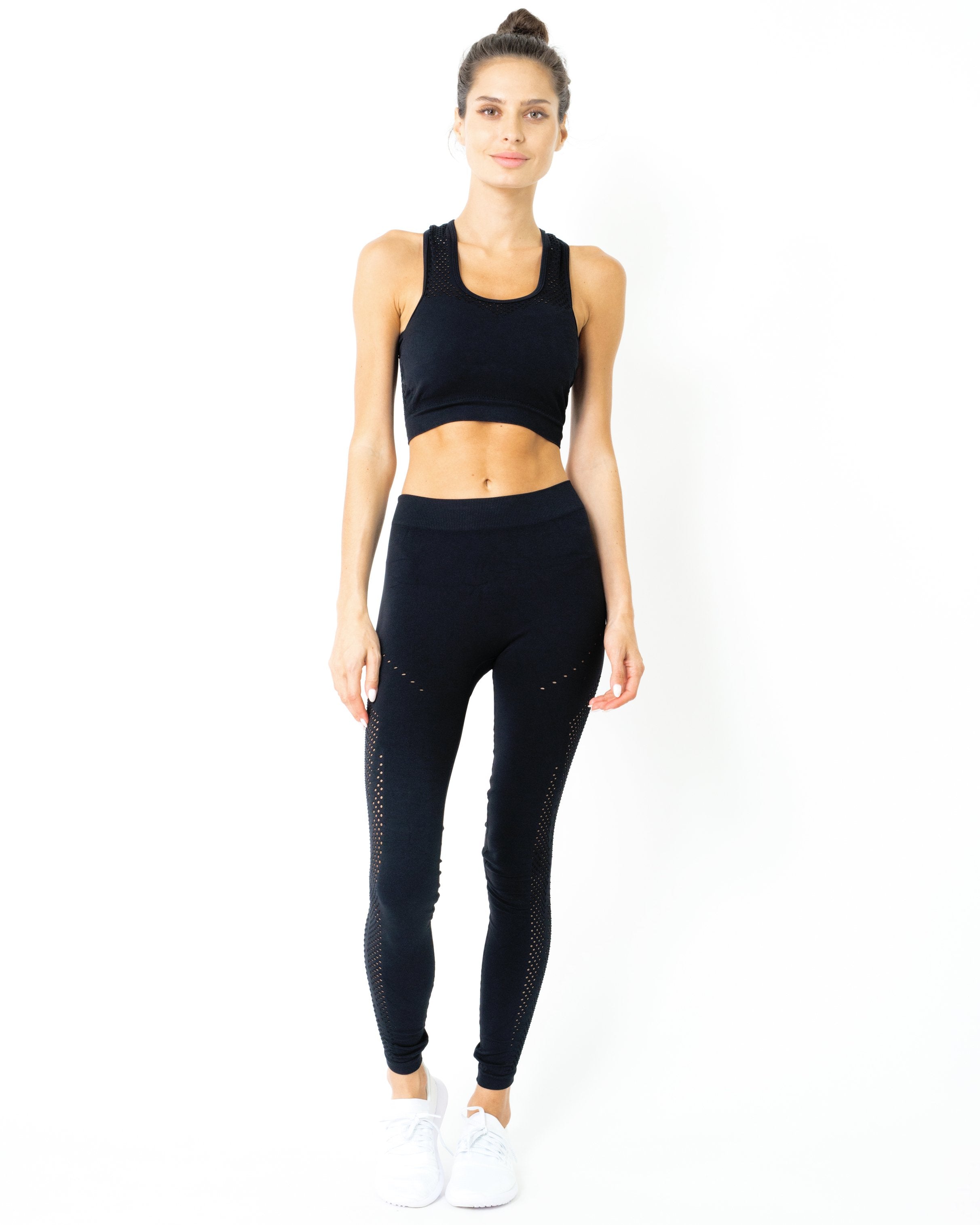 SALE! 50% OFF! Milano Seamless Legging - Black [MADE IN ITALY]