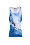 Vest With Surf Print