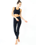 SALE! 50% OFF! Milano Seamless Sports Bra - Black [MADE IN ITALY]